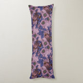 ウォレンとヘレボア、ピンクとバイオレット ボディピロー (裏面 (縦))