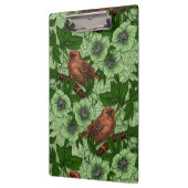 ウォレンとヘレボア、ライトグリーン クリップボード (左)