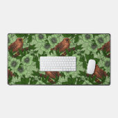 ウォレンとヘレボア、ライトグリーン デスクマット (キーボード&マウス)