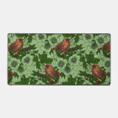 ウォレンとヘレボア、ライトグリーン デスクマット (正面)