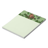 ウォレンとヘレボア、ライトグリーン ノートパッド (回転)