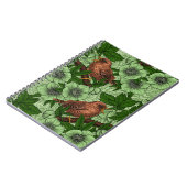 ウォレンとヘレボア、ライトグリーン ノートブック (左側)