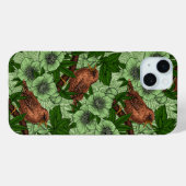 ウォレンとヘレボア、ライトグリーン Case-Mate iPhoneケース (裏面 (横))