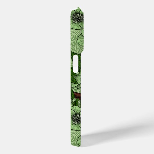 ウォレンとヘレボア、ライトグリーン Case-Mate iPhoneケース (裏面 / 右)