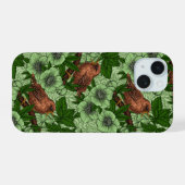 ウォレンとヘレボア、ライトグリーン iPhone 15ケース (裏面横)