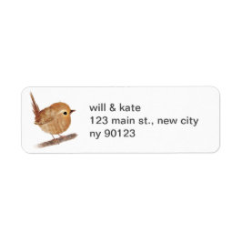 ウォレンバード差出人住所ラベル ラベル