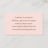 ウォレンルゴサバラパインコーンウォーター植物体 名刺 (裏面)