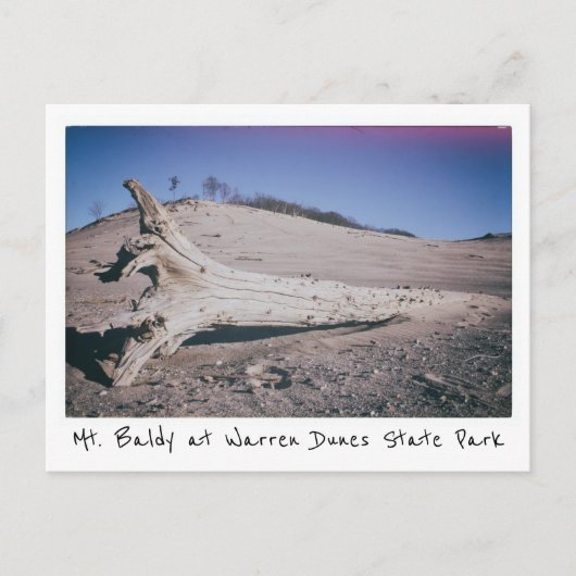 ウォレン・デューンズ州立公園 マウント・ボールドウィー ミシガン ポストカード (正面)
