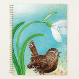 ウォレン・バードが夜明けに春で歌う プランナー手帳