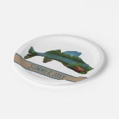 ウォレー魚釣りテントキャンピングレイク ペーパープレート (アングル)