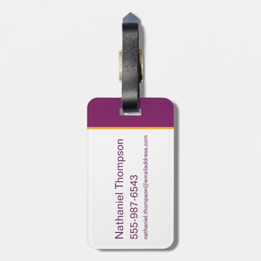 ウォンカキャンディーストアグラフィック ラゲッジタグ (裏面縦)