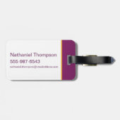 ウォンカキャンディーストアグラフィック ラゲッジタグ (裏面横)