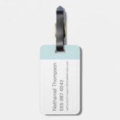 ウォンカトップハット&ボウタイ ラゲッジタグ (裏面縦)