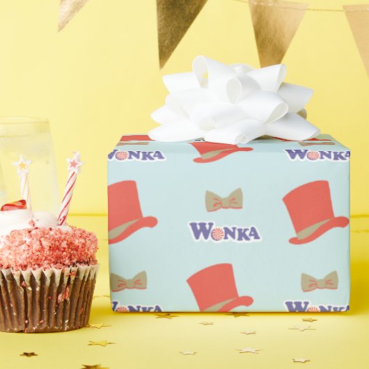 ウォンカトップハット&ボウタイ ラッピングペーパー (誕生日パーティー)