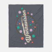 ウォンカビジョンのロゴ フリースブランケット (正面)