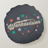 ウォンカビジョンのロゴ ラウンドクッション (裏面)