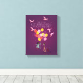 ウォンカ「絶対に夢を奪うな」 キャンバスプリント (インサイチュ (ウッドフロア))