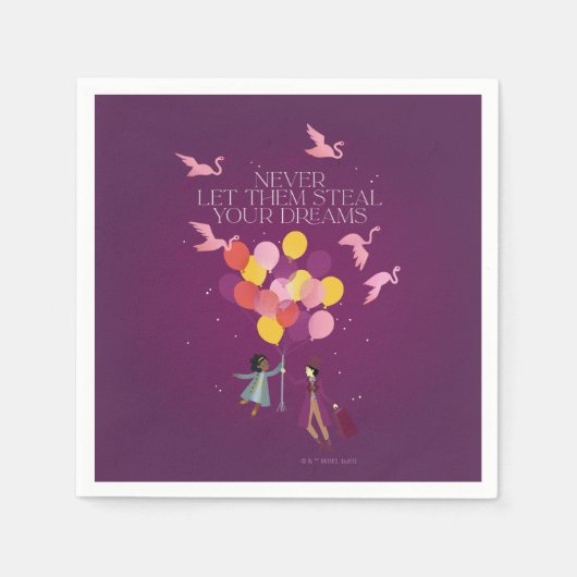 ウォンカ「絶対に夢を奪うな」 スタンダードカクテルナプキン (正面)