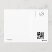 ウォンキーハッピーバースデーガール1歳 ポストカード (裏面)