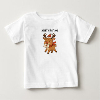 ウォンキー・ズー・トドラーTシャツ - かわいいトナカイ ベビーTシャツ