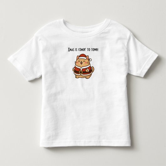 ウォンキー・ズー・トドラーTシャツ - ねこがかわいい トドラーTシャツ (正面)