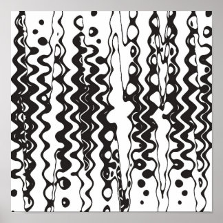 ウォンキーB&W ポスター