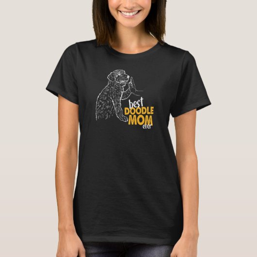 ウォンズド最高のルママEver Doodlle Mom Tee Doodlle Tシャツ (正面)