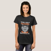 ウォンズパプクールズライドモーターサイクルバイクサイクリングF Tシャツ (正面フル)