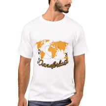 ウォンダーラストTシャツ | アドベンチャーマップ グラフィックTシャツ