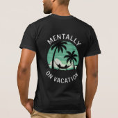 ウォンダーラストTシャツ | 旅行 探索 もっと冒険 Tシャツ (裏面)