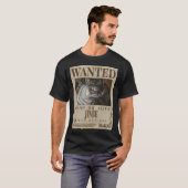 ウォンテッド(指名手配)ジンベエ Tシャツ (正面フル)