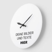 ウォンドゥールの自己中心のゲスターテン ラージ壁時計 (傾斜)