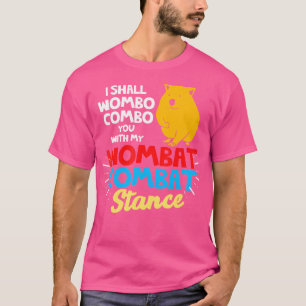 ウォンバおもしろいットの姿勢 Tシャツ