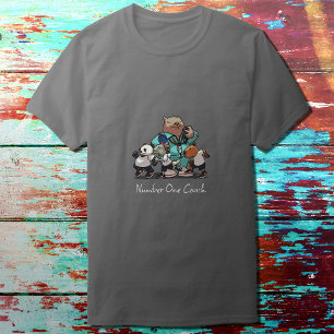 ウォンバットありがとうコーチギフトスポーツトレーナーアート Tシャツ