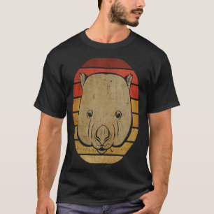ウォンバットかわいい野生動物ウォンバアートット Tシャツ