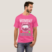 ウォンバットが呼んでから行かなきゃ Tシャツ (正面フル)