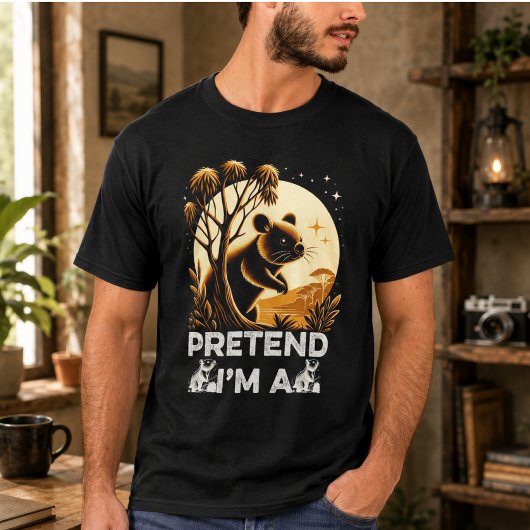 ウォンバットになりきろう Tシャツ