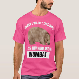 ウォンバットの恋人の申し訳聞ない考えのは Tシャツ