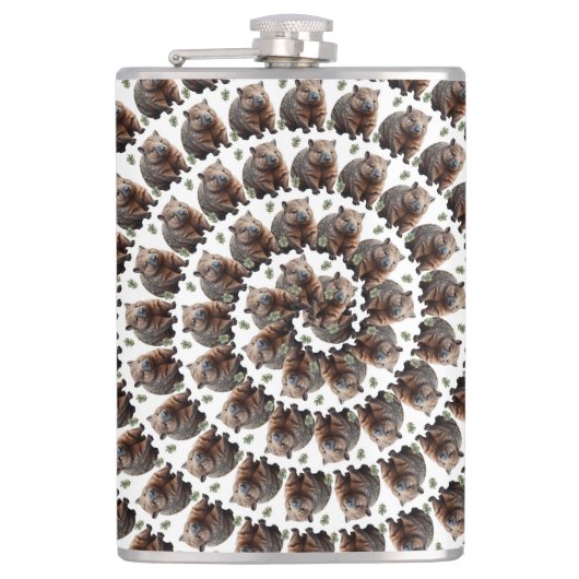 ウォンバットの渦疑問に思は、 フラスク (正面)