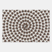 ウォンバットの渦疑問に思は、 ラッピングペーパーシート (正面)