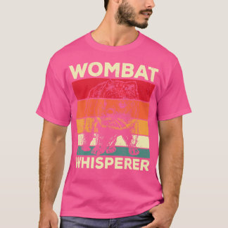 ウォンバットウィスペおもしろいラーウォンバットことわざ Tシャツ