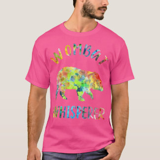 ウォンバットウィスレアウォンバットラバーウォンバおもしろいット引用文 Tシャツ