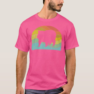ウォンバットオーストラリア動物の有袋背 Tシャツ
