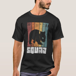 ウォンバットスクワートオーストラリアの野生動物の齧歯動物 Tシャツ