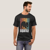 ウォンバットスクワートオーストラリアの野生動物の齧歯動物 Tシャツ (正面フル)