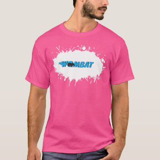 ウォンバットスプラッシュ動物愛好家 Tシャツ