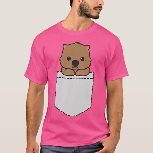 ウォンバットポケット Tシャツ (正面)