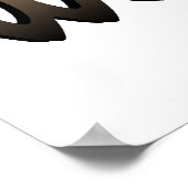 ウォンバットロゴII ポスター (角)