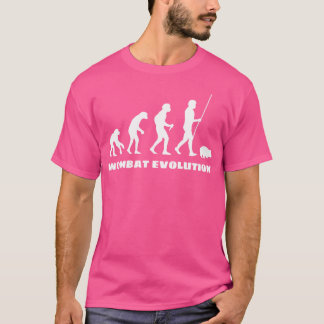 ウォンバット進化 Tシャツ