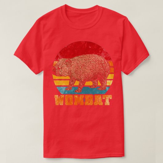 ウォンバット3 Tシャツ (デザイン正面)
